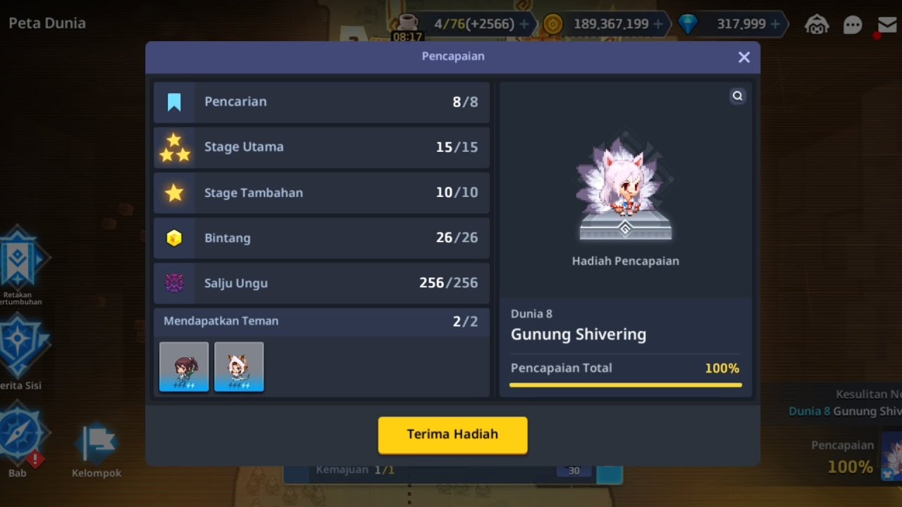 Dunia 8 100%, Guardian tales