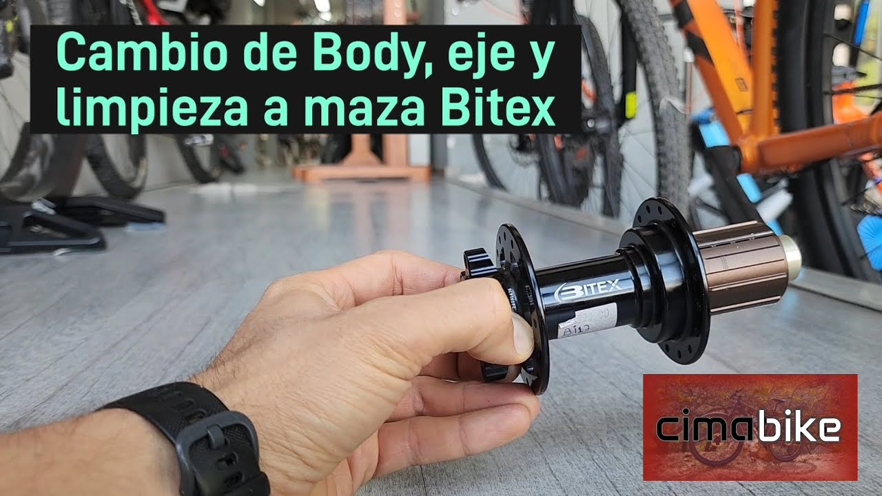 Como cambiar el eje o body a tu maza Bitex.