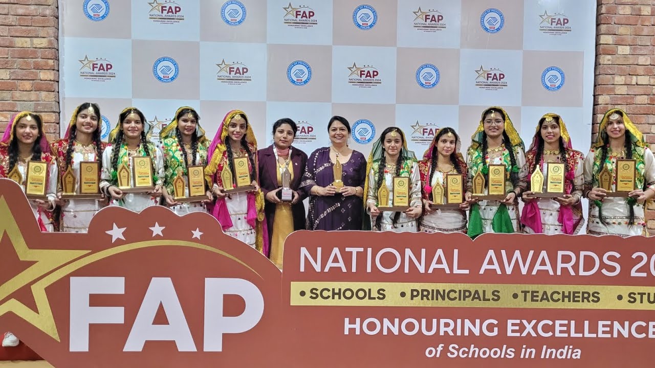 Group Dance ( Indian Folk ) | FAP National Awards 2024 | Luddi | SPPS Convent School Begowal