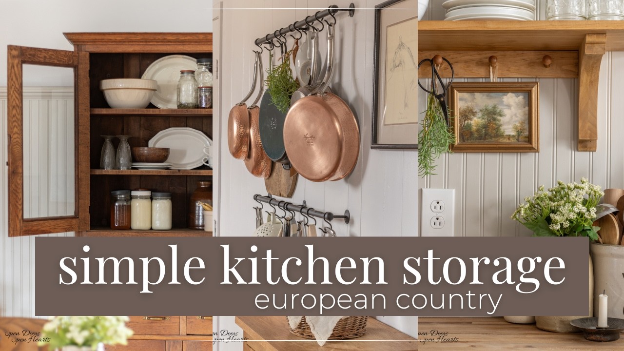 Уютные идеи хранения вещей на кухне в загородном доме: максимальное использование пространства и ...