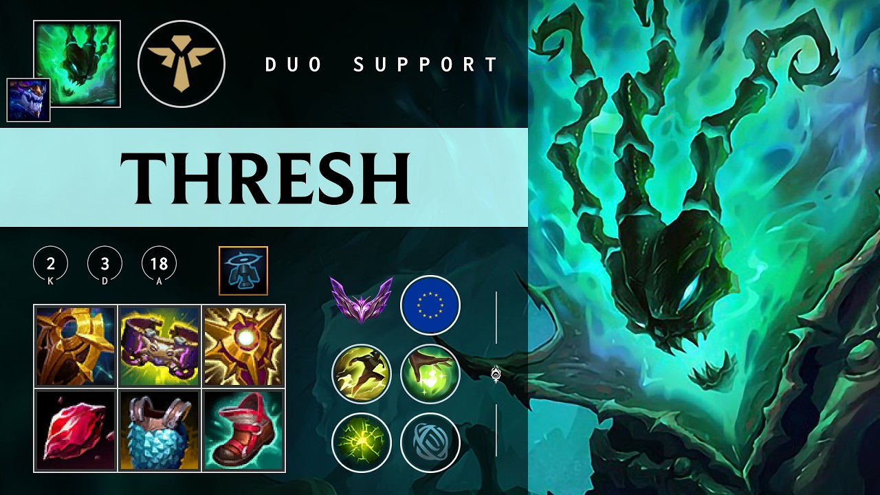 Thresh Support vs Poppy - EUW Master Patch 26.04