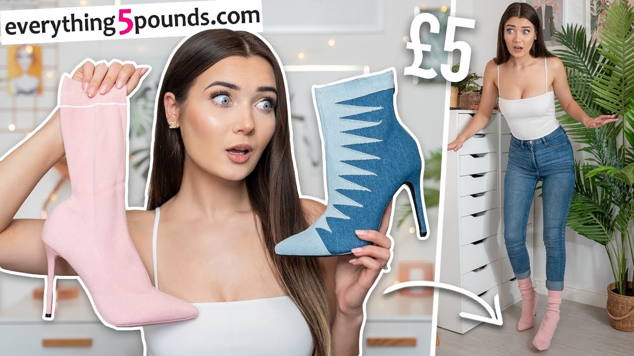 ОГРОМНАЯ ПОДБОРКА ОБУВИ ЗА 5 ФУНТОВ! EVERYTHING5POUNDS.COM... ЭТО РЕАЛЬНО!? РЕКЛАМА