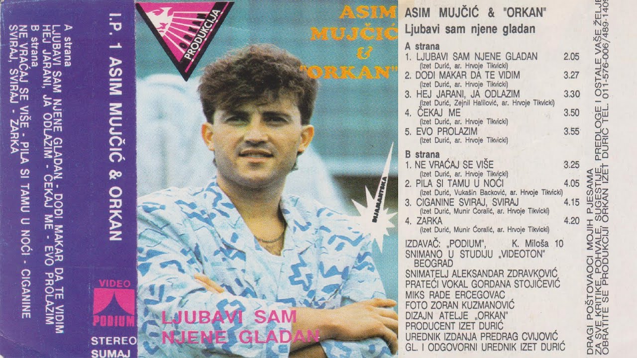 Asim Mujčić -  Dođi makar da te vidim - Četvrti muzički album -1990 - Audio