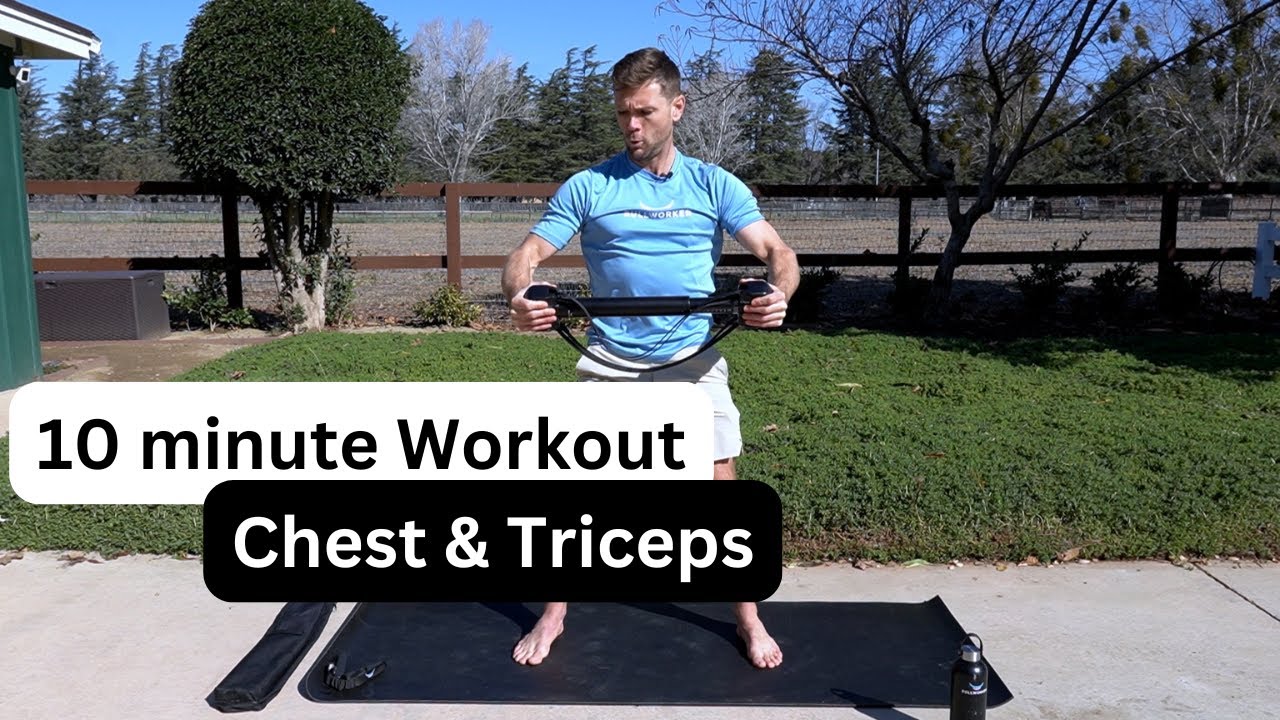 10-Minute Chest & Triceps Workout | Isometric + Slow Reps for Strength & Muscle Growth