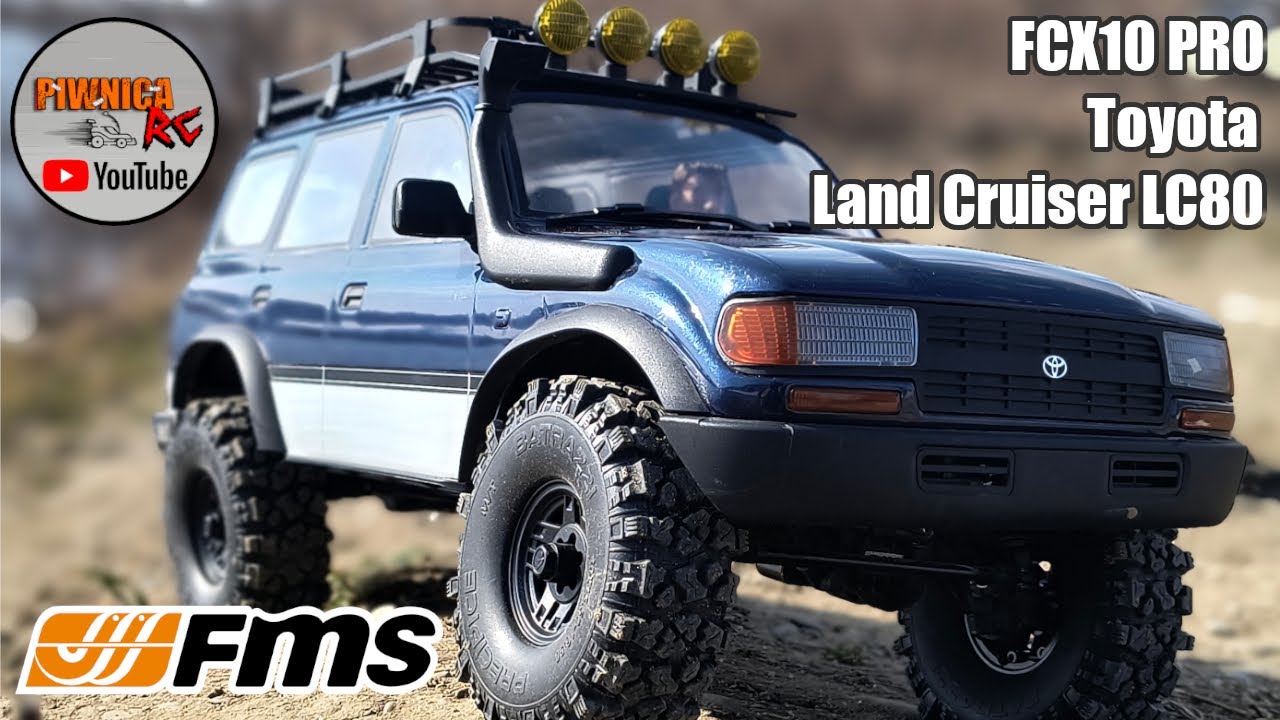 FMS FCX10 PRO TOYOTA LAND CRUISER LC80 1/10- POGROMCA  TRAXXASA  TRX4 ?? - ROZPAKA/PIERWSZE WRAŻENIA