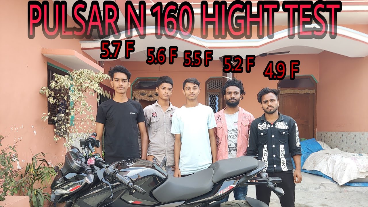 Minimum Height For New Bajaj Pulsar N160 Must Watch Before Buy SEAT HEIGHT FOR N160 #willneverstop91