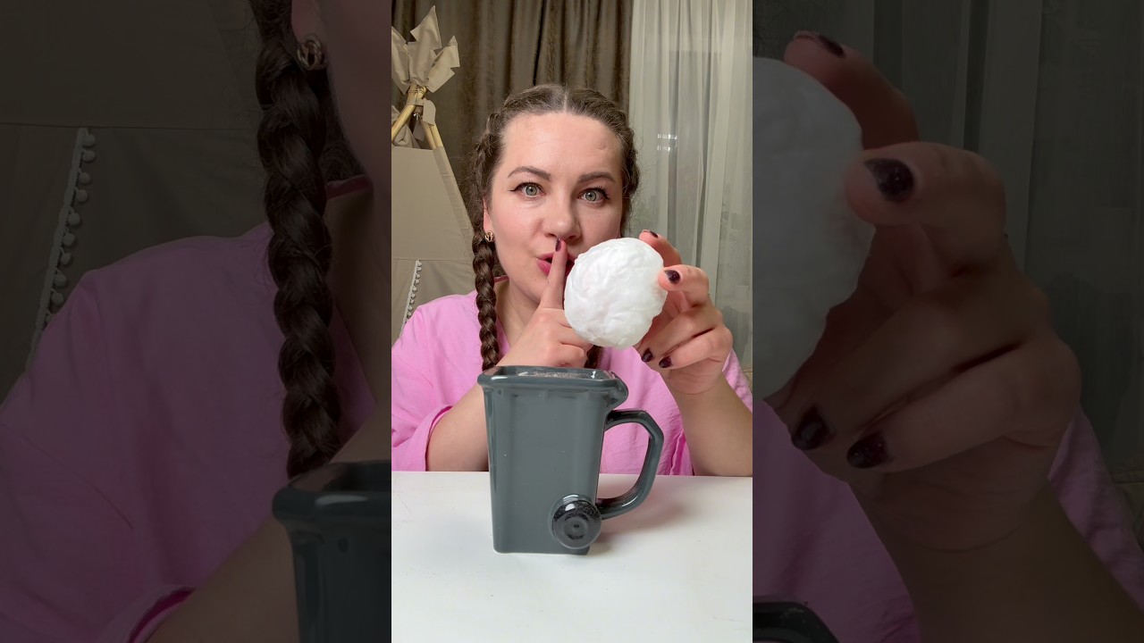 MAGIC BALL I uncovered the secret of the magic snowball🤫🤫🤫 #asmr