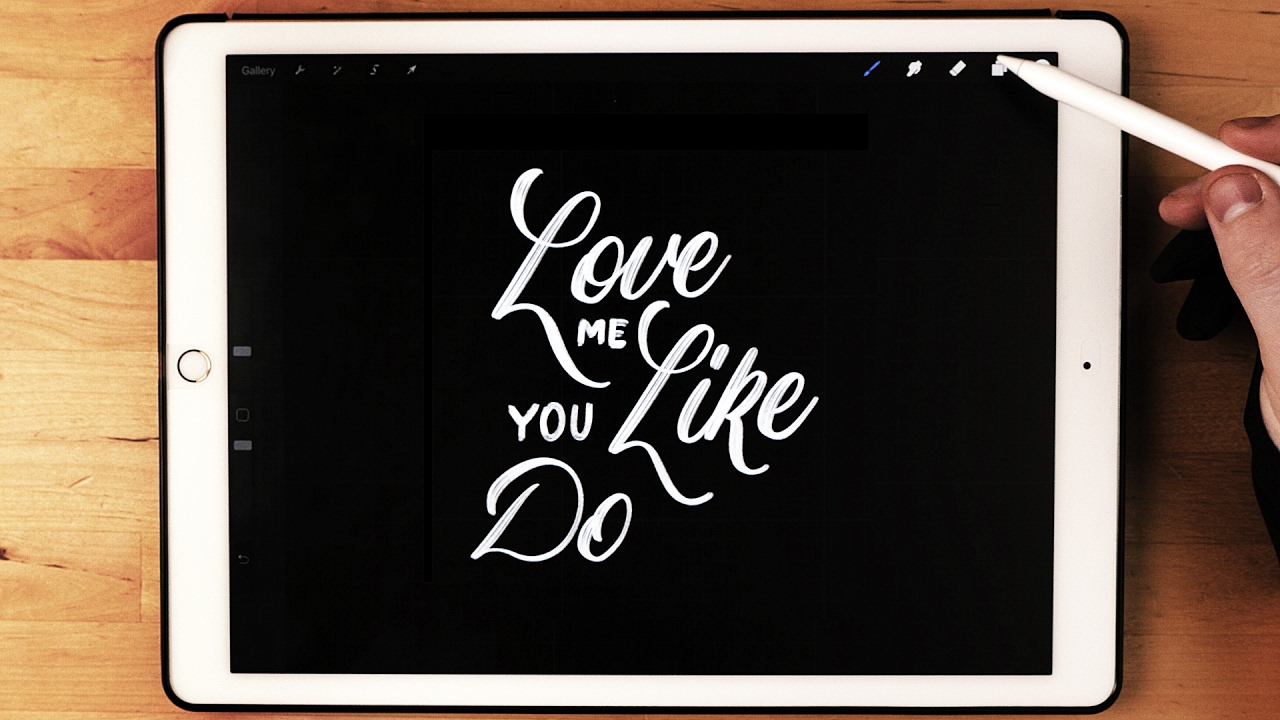 iPad Pro Apple Pencil Calligraphy Tutorial 🖌