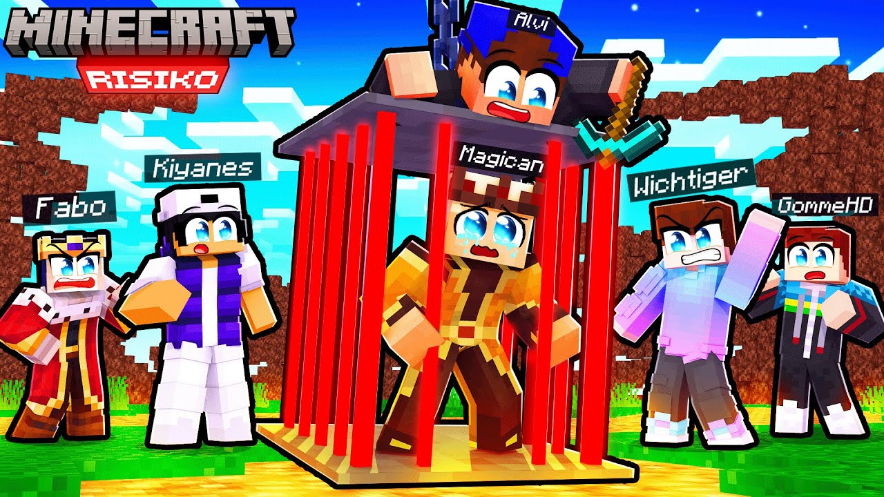 I GOT LOCKED UP 😡 MINECRAFT RISK (Episode 1)