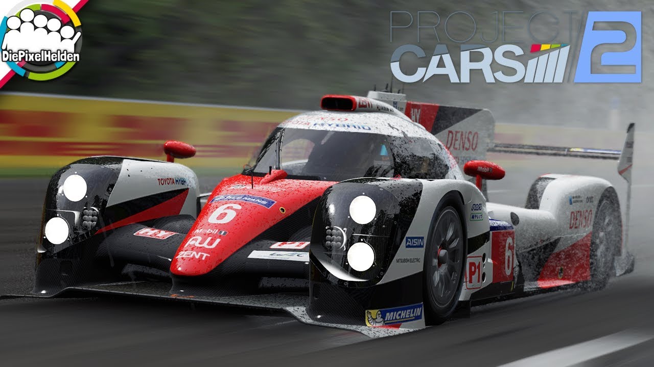 PROJECT CARS 2 - Toyota TS050 Hybrid @ Le Mans (24h) - Le Mans Pack- Let's Play Project CARS 2