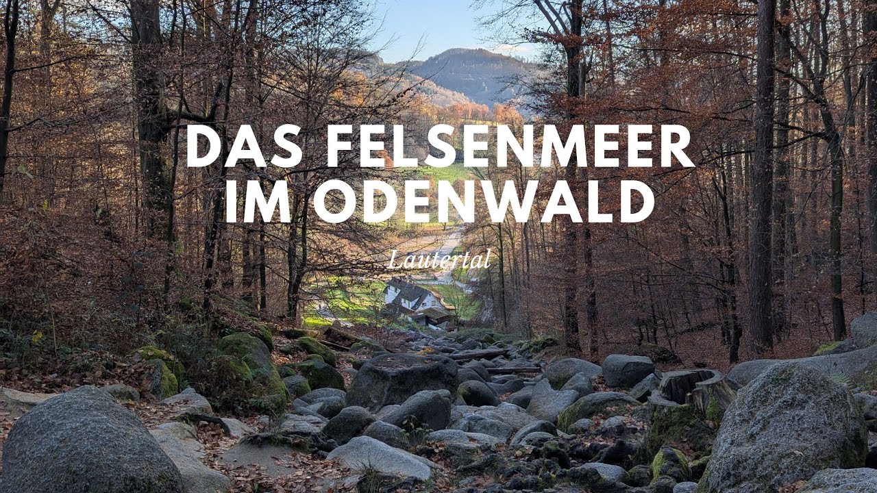 Das Felsenmeer im Odenwald - Lautertal | Spektakuläre Felsenwelt aus der Urzeit