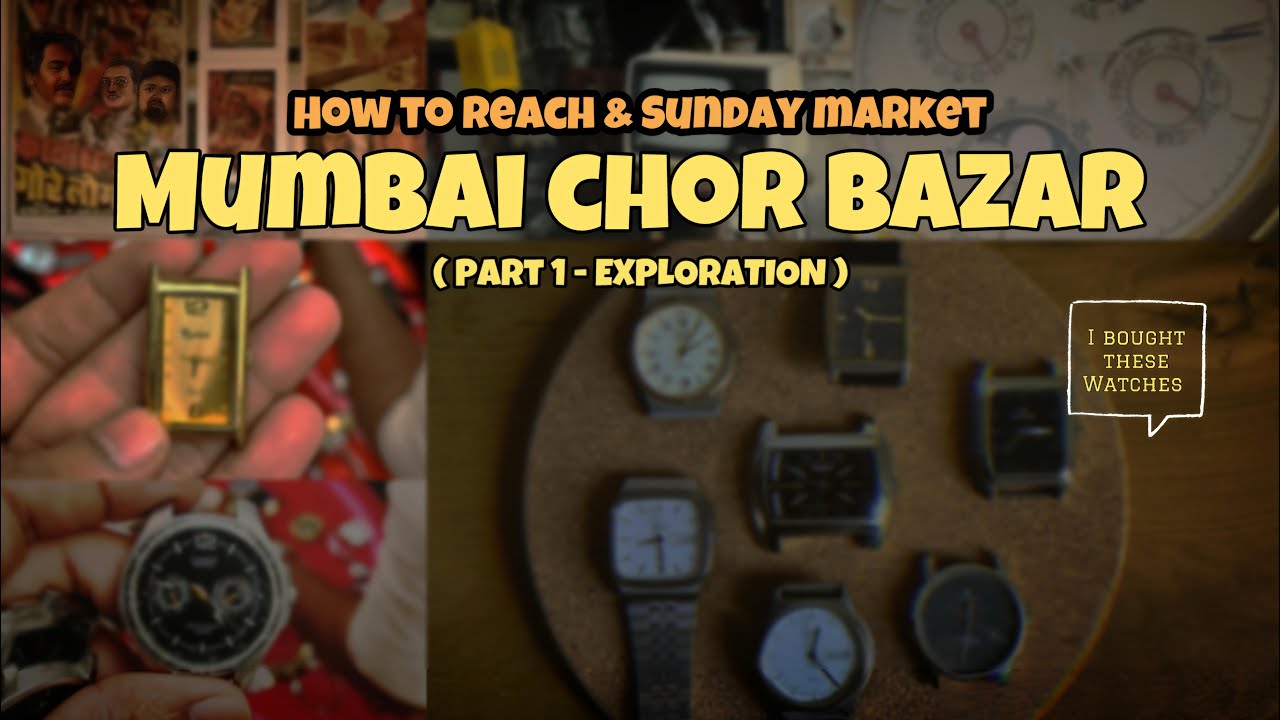 Mumbai Chor Bazaar Watch Market 🕰️ | Buying Vintage & Cheap Watches | Real Prices & Tips