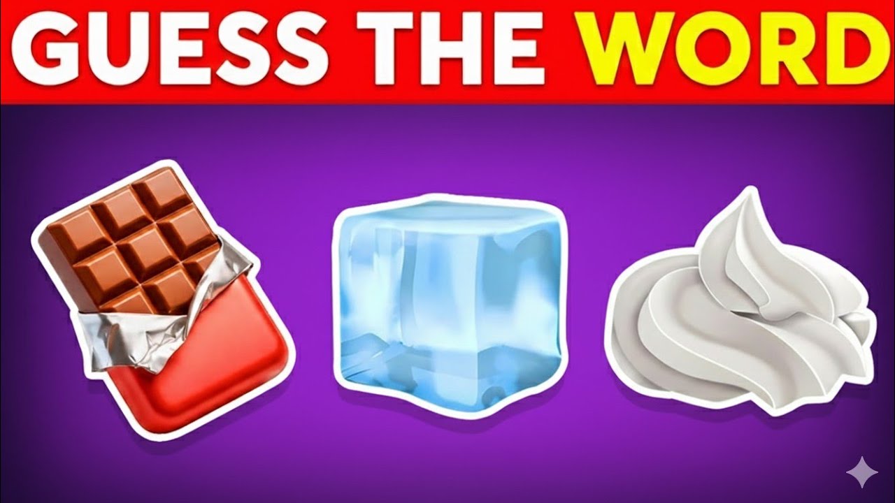 Guess The WORD By Emojis? 🤔❓ Word by Emoji Quiz 2026