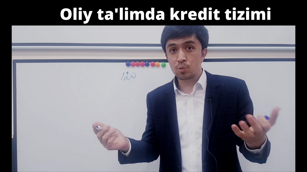 Oliy ta'limda kredit tizimi. 1-qism