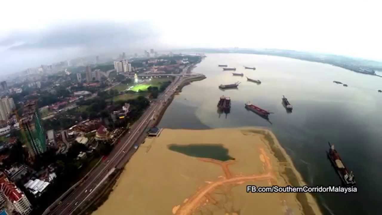 Reclamation Projects at Danga Bay Johor Bahru