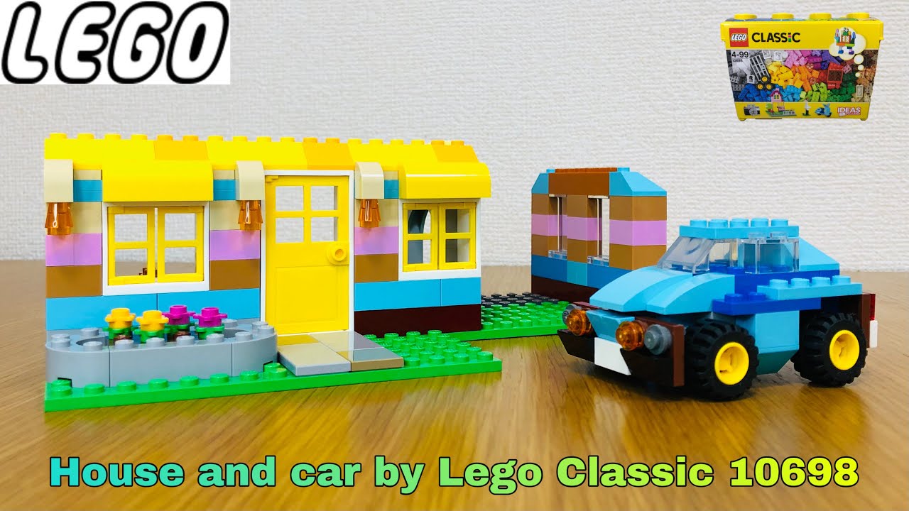 Lego Classic 10698 assembling to house and car #199