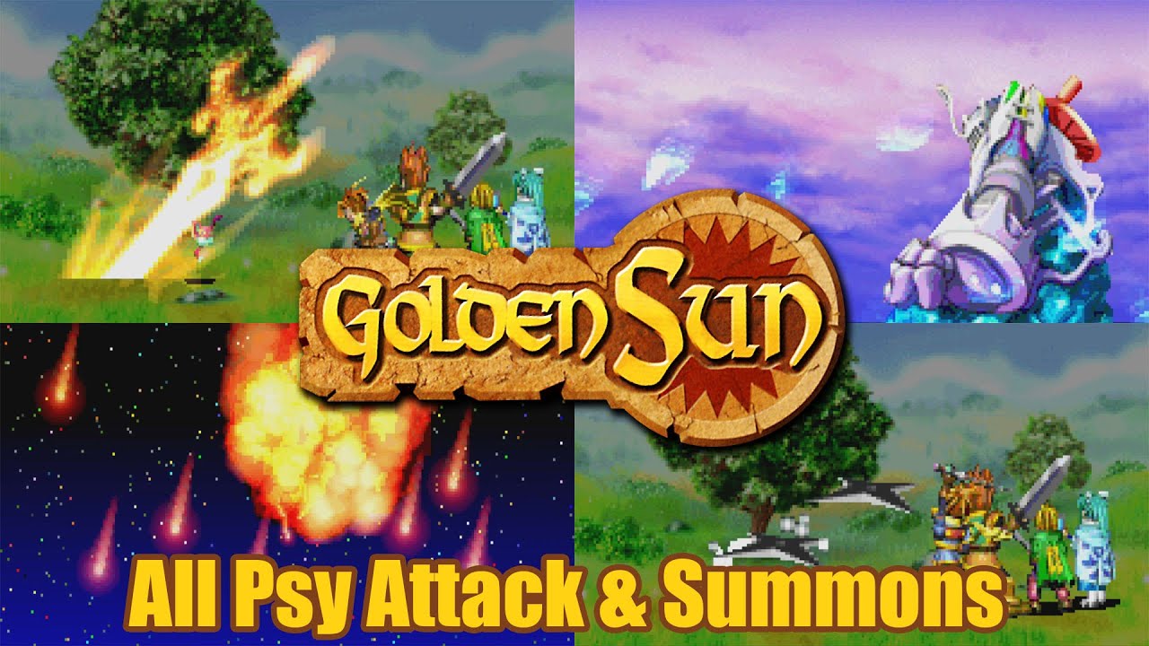 Golden Sun - Psy Attacks & Summons