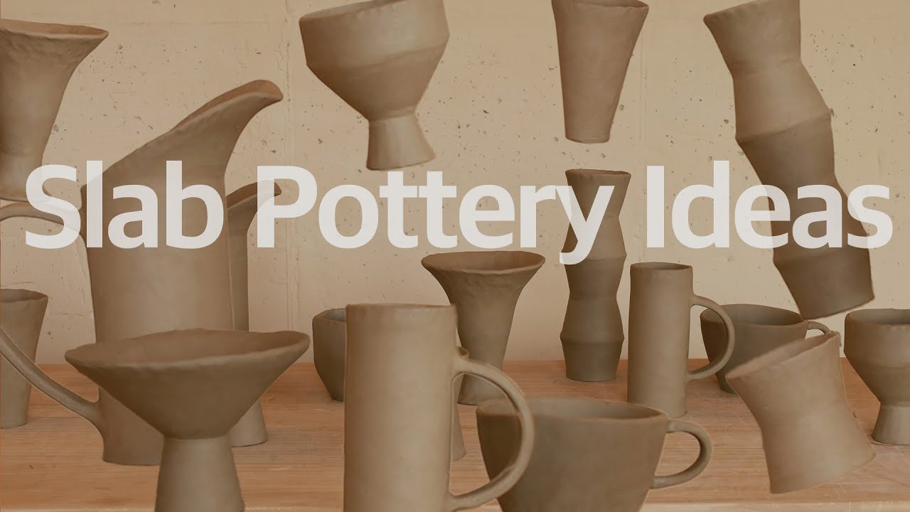 Easy Slab Pottery Ideas (No Wheel Needed) | 판 작업으로 만드는 다양한 도자기 [마이포터리]