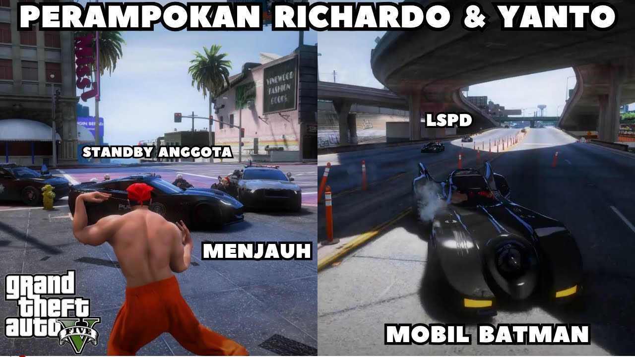 PERAMPOKAN EPIC RICHARDO & YANTO- GTA V ROLEPLAY