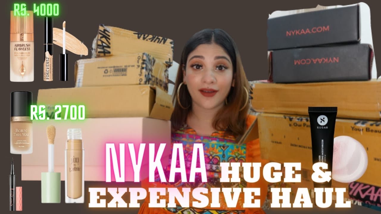 *Huge Nykaa Haul || 30000Rs. Luxury products|| Non sponsored || toofaced, charlot tillbury ,benefits