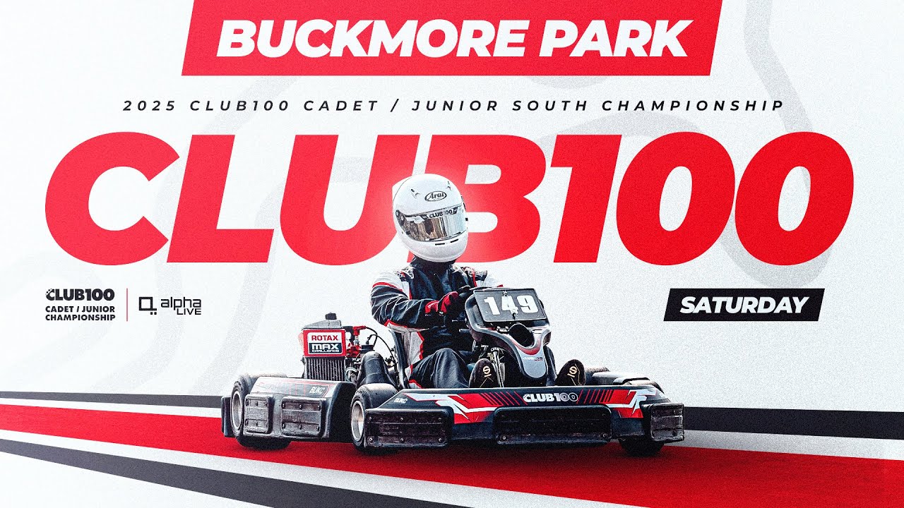 2025 CLUB100 Cadet / Junior South Championship Round 8 | Buckmore Park | Saturday Livestream