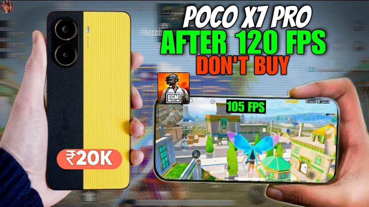 POCO X7 Pro After 120FPS BGMI Test 😱 | FPS Drop, Heating Issues & Battery Drain | ₹20K Big Mistake?