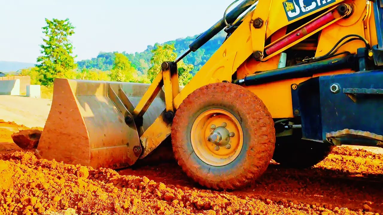 1. JCB Se Road Leveling Ka Kaam | Naya Road Ban Raha Hai | Full Work Video