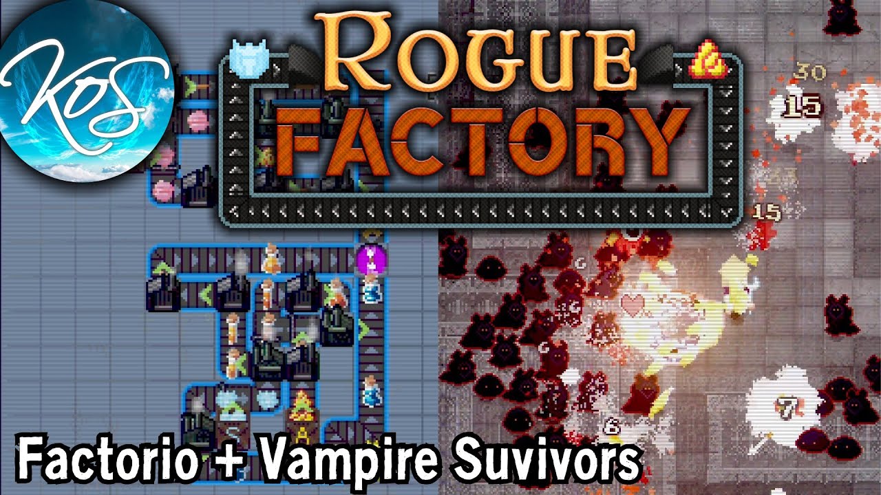 Rogue Factory - If Factorio & Vampire Survivors Had a Baby Bent on Destruction! (Demo)