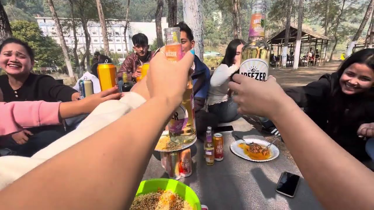Picnic time🫶🍃best memo ever🌸with my colleagues💗✌️