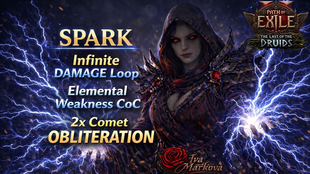 PoE 2 0.4 Blood Mage – Infinite DAMAGE LOOP Spark CoC COMET Archmage (Final Setup) Screen Destroyer