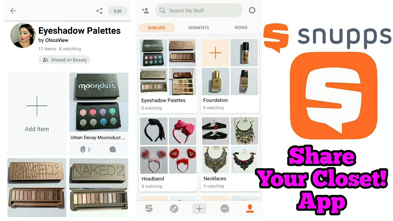 What is in my closet? How to use snupps - Snupps tutorial
