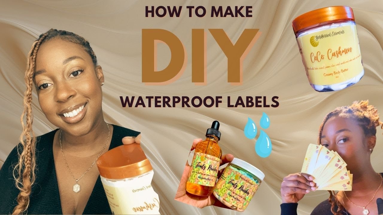 How to make waterproof labels from home