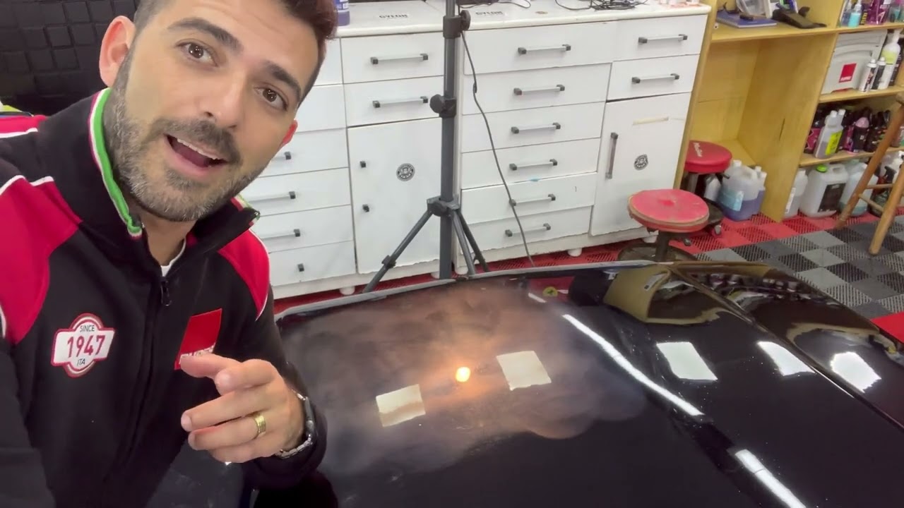 polimento sem holografia com a rotativa