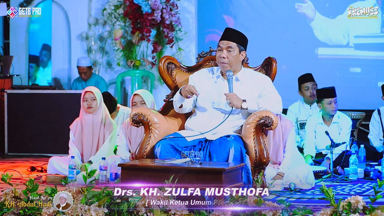 MAUIDLOH HASANAH - Drs. KH. ZULFA MUSTHOFA - haul ke-29 - KH. ABDUL HADI TENGGULI BANGSRI JEPARA