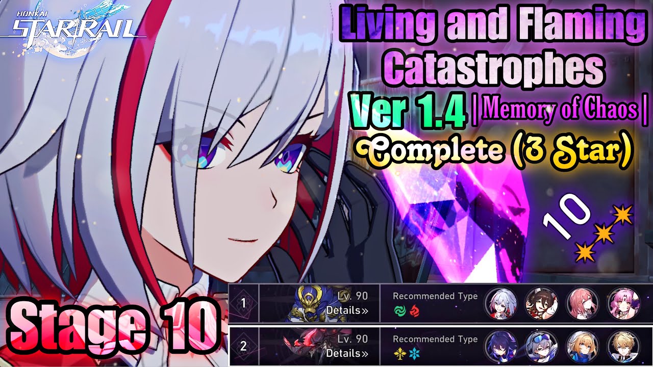 Memory of Chaos Stage 10 Complete F2P (3 Star Full Run) | Honkai: Star Rail [1.4]