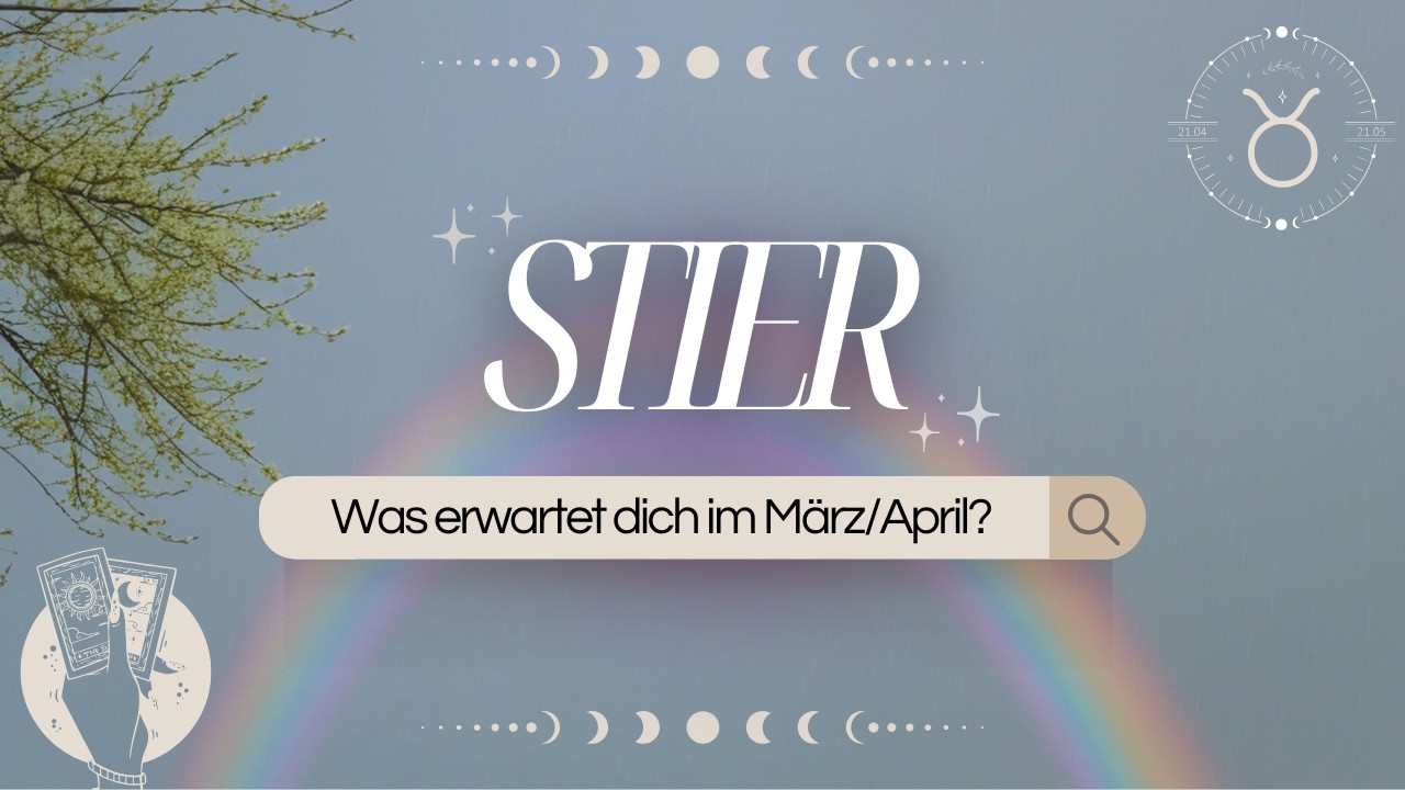 STIER ♉ Ein neuer Versuch – mit offenen Augen I März 2026