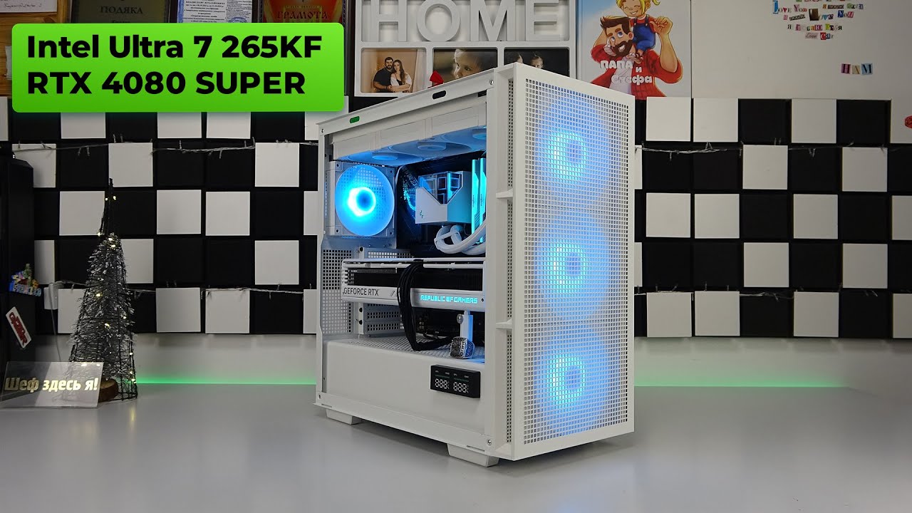 Intel Core Ultra 7 265KF + RTX 4080 SUPER 👽 BUILT A HIGH-END PC WITH HIGH FPS IN GAMES