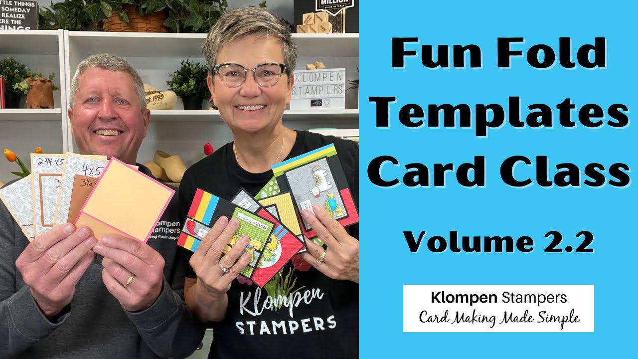 5 Fun Fold Cards | Template Class Vol. 2.2