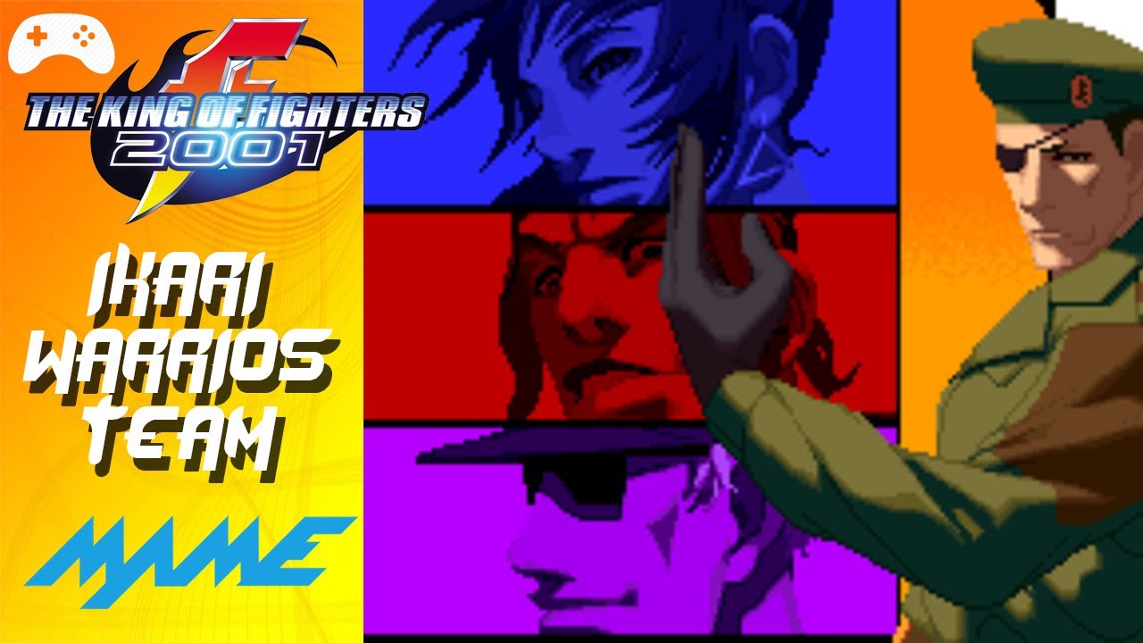 KOF 2001 Arcade - Ikari Warrios Team