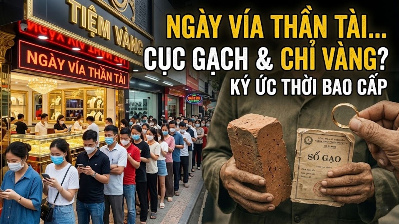 Ngày Vía Thần Tài Thời Bao Cấp: Khi Cục Gạch Sỉ Còn Quý Hơn Vàng Ròng