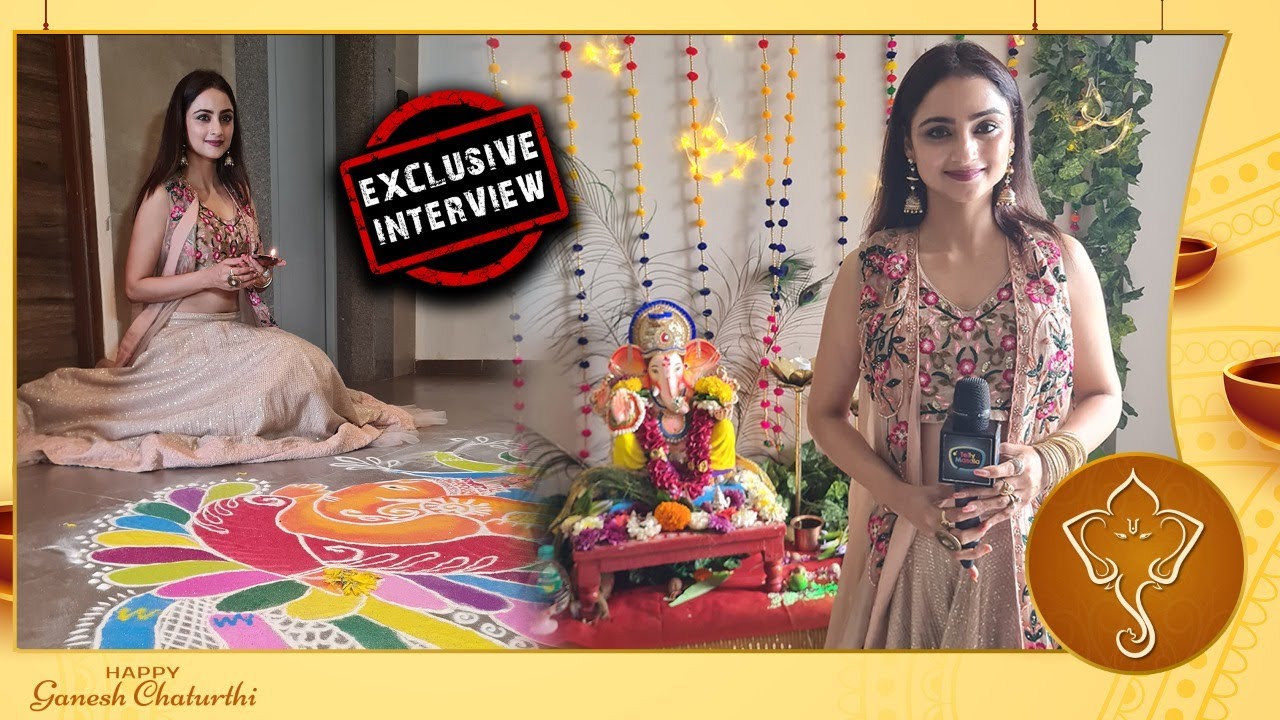 Madirakshi Mundle Welcomes Ganpati Bappa Home  Exclusive | Interview