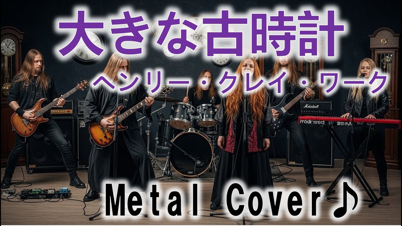 ヘンリー・クレイ・ワーク　大きな古時計 | Grandfather’s Clock | J-POP Metal Cover版
