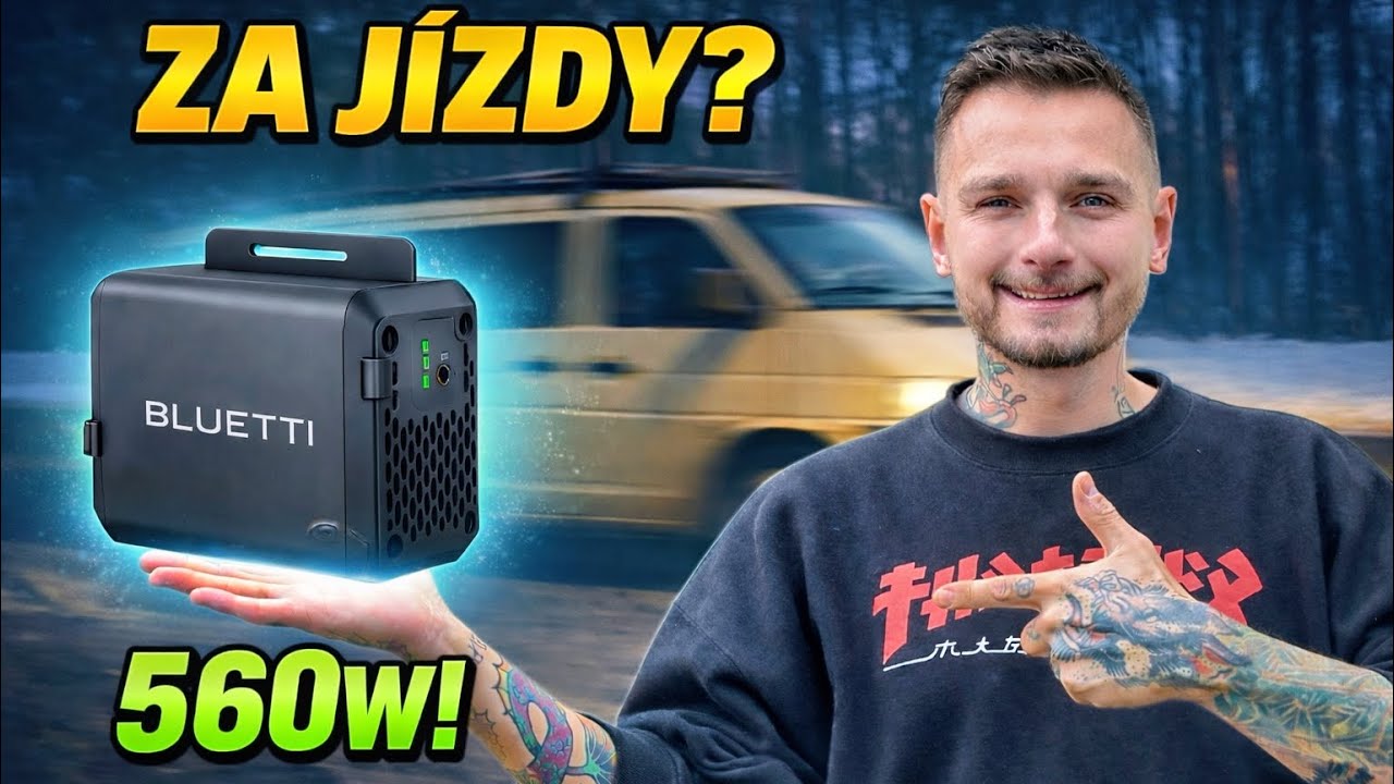 Konečně řešení za jízdy! Bluetti DC-DC nabíječka #vanlife 