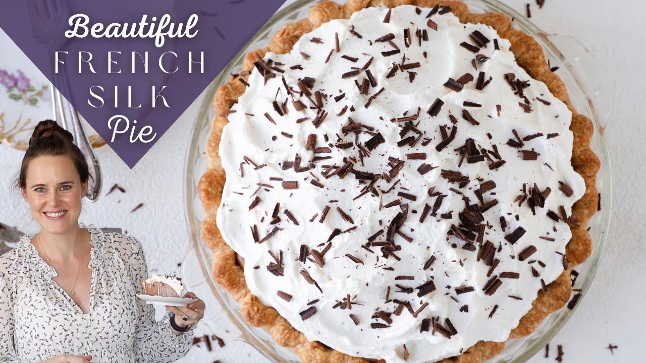 BEAUTIFUL FRENCH SILK PIE: An easy video for how to make French silk pie from scratch!