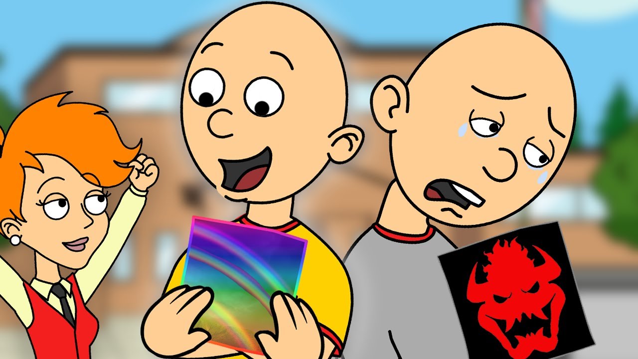 LONGEST Behavior Chart Day/Caillou Gets The DOUBLE RAINBOW Card