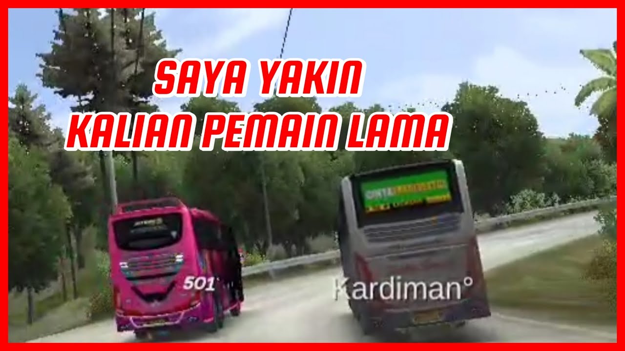 SUGENG RAHAYU lari kesetanan // BALAP BUSSID // BUS SIMULATOR INDONESIA 