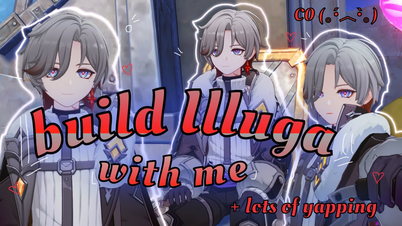 build Illuga with me  ⋆.ೃ࿔*:･ | cozy genshin gameplay