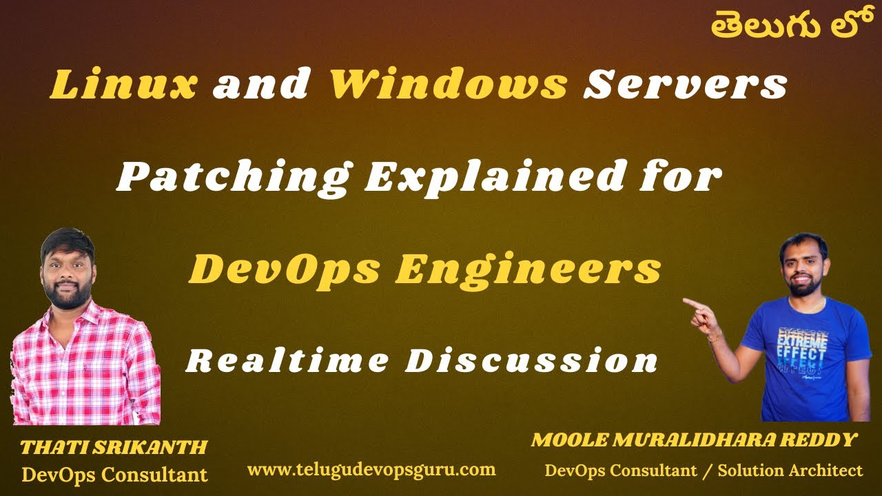 Server Patching Explained for DevOps Engineers in Telugu | Linux & Windows Patching | Interview Prep