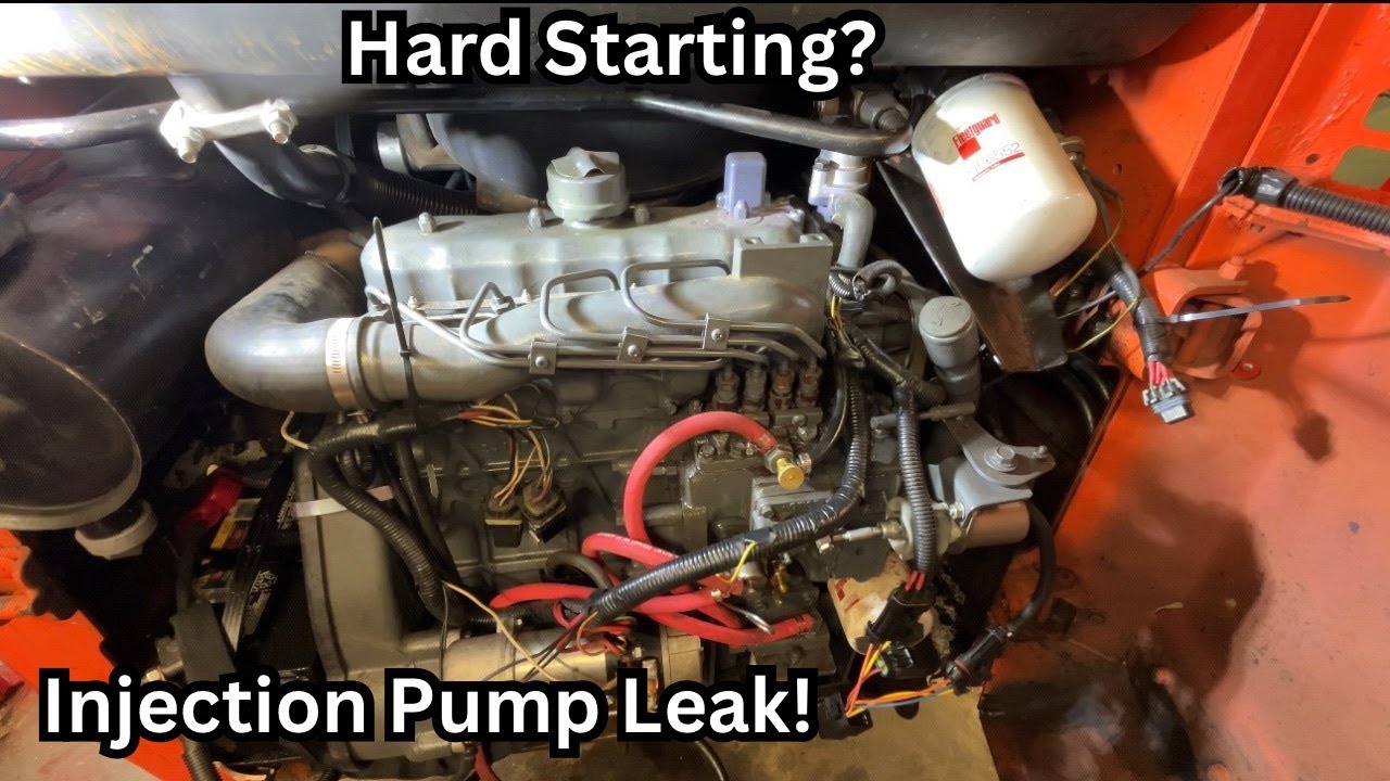 Hard Starting? Kubota v2203 Injection Pump Leak!!