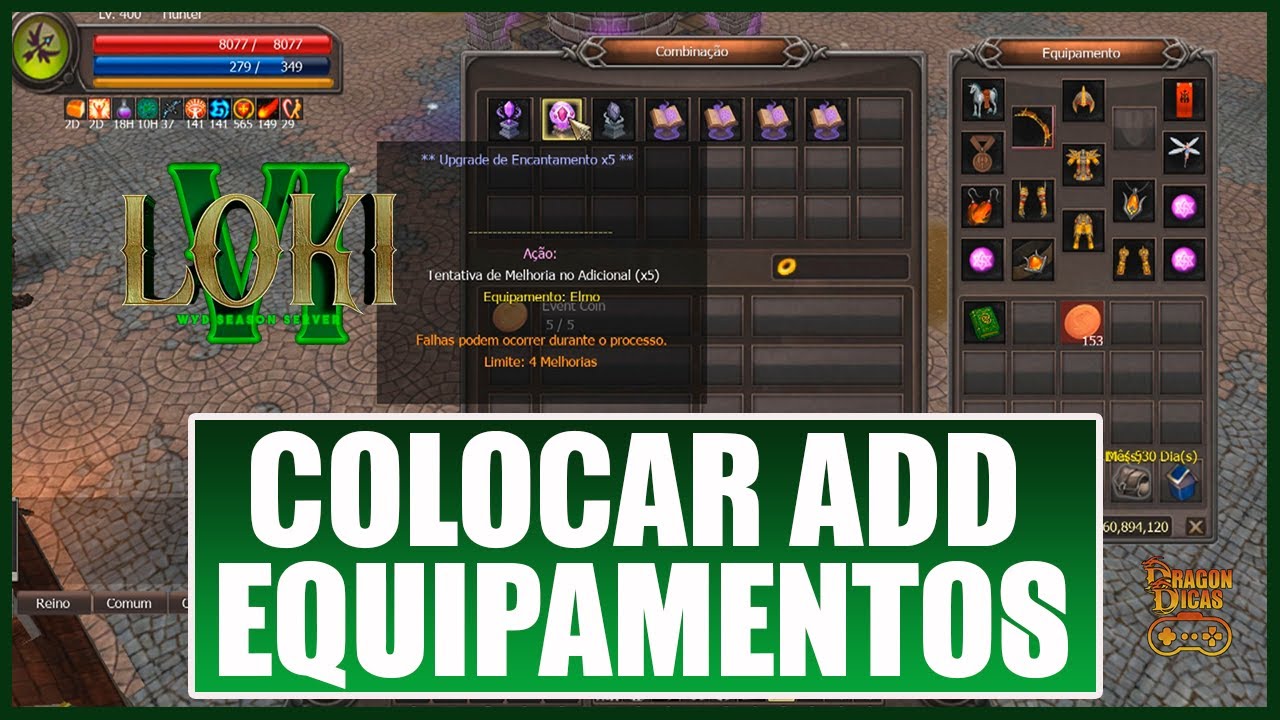 LOKI VI: Como aprimorar Adicionais no LOKI | WYD GLOBAL
